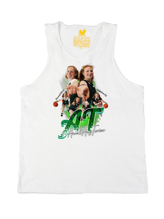Anna and Amy Terrian Collage Tank Top