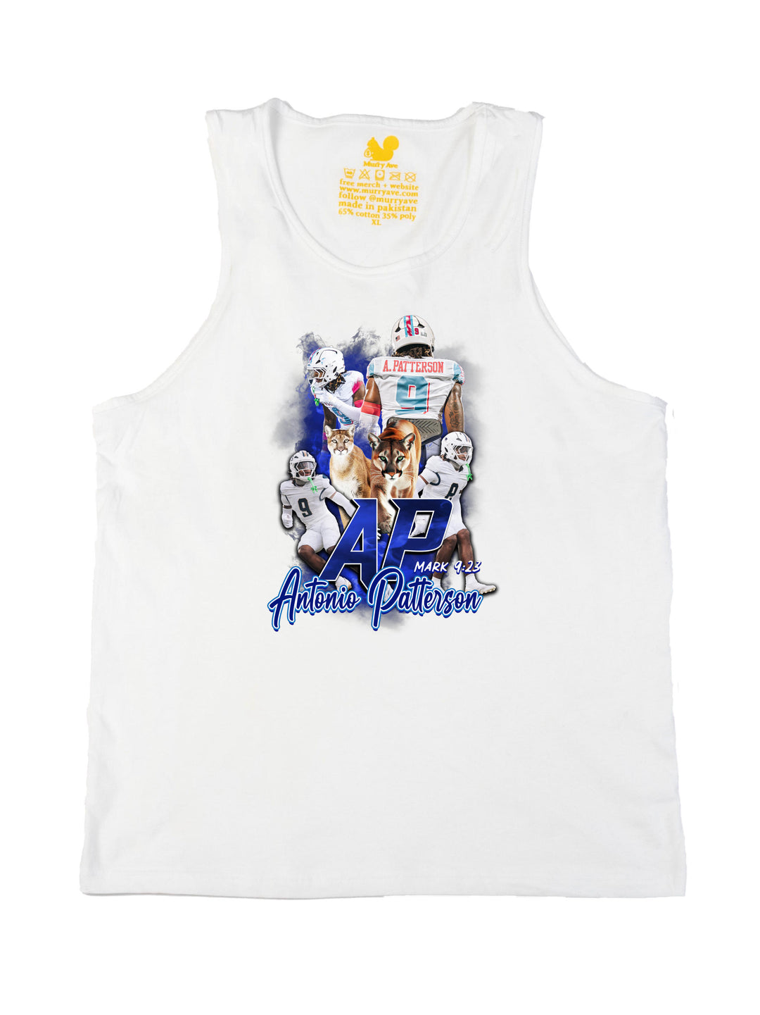 Antonio Patterson Initials Tank Top