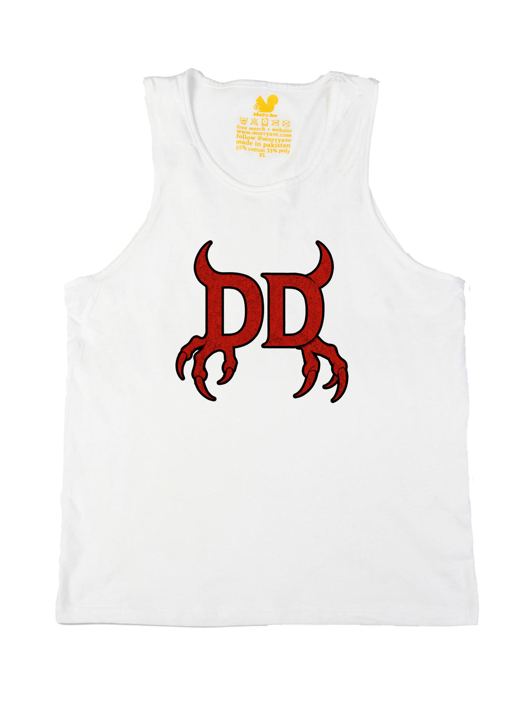 Dead Eyed Demon Red Initials Tank Top