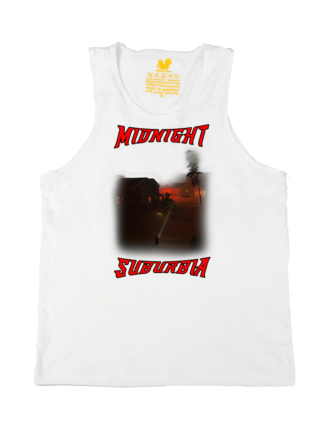 Midnight Suburbia Art B Tank Top