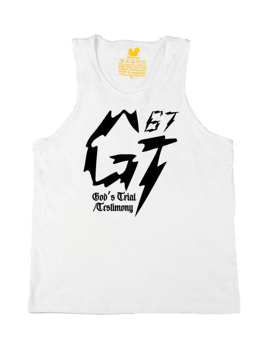 James Glover Tyson Logo Black Tank Top