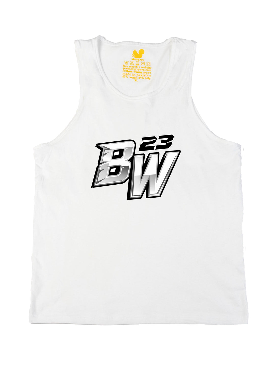 Billy White Logo Tank Top