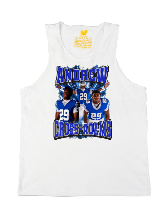 Andrew Cross Adams Collage Tank Top