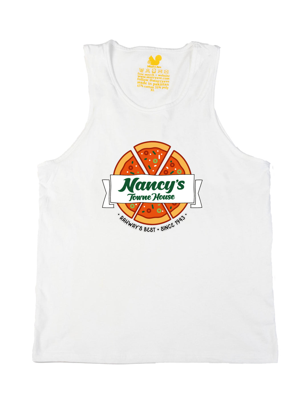 Nancys Towne House Pizza Logo Tank Top