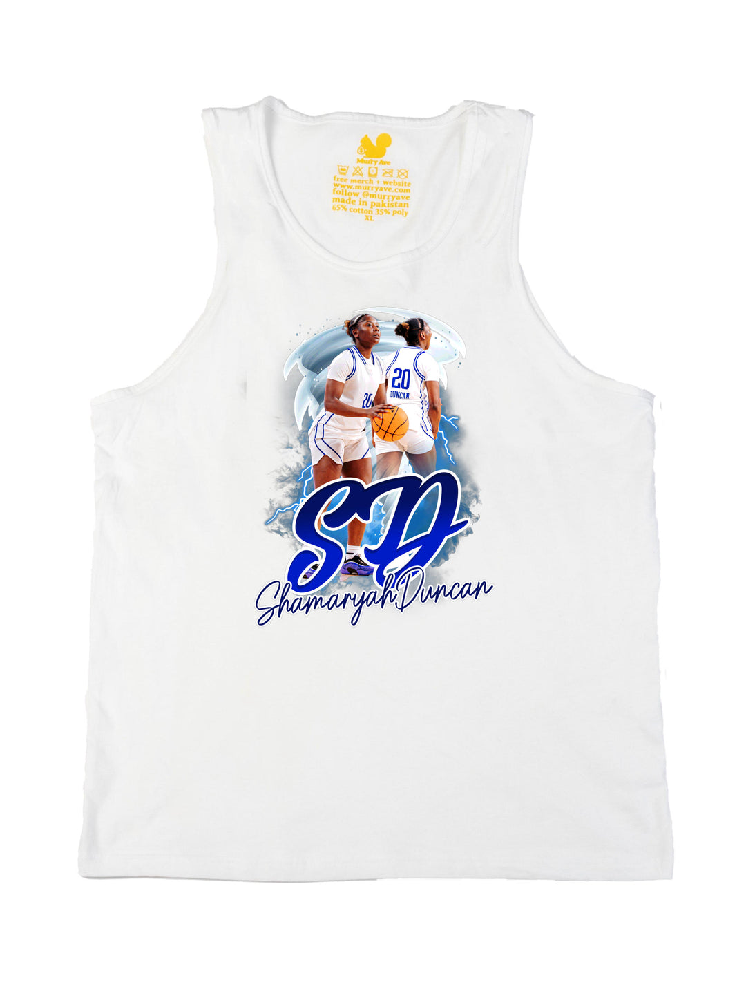 Shamaryah Duncan Initials Tank Top