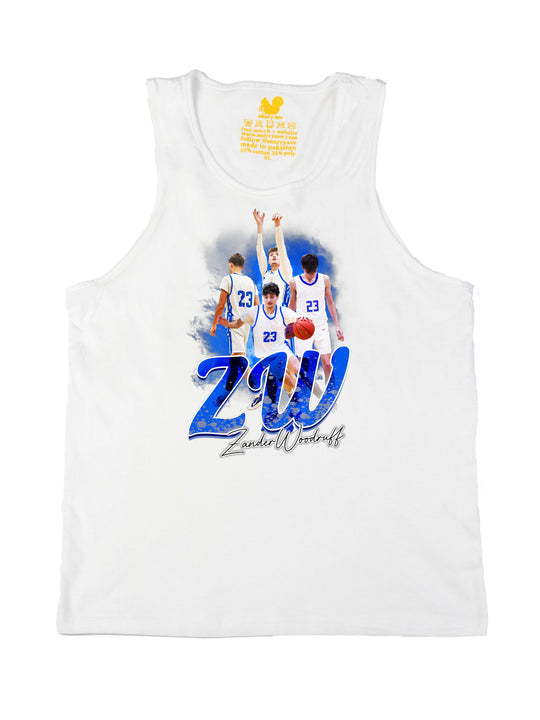 Zander Woodruff Initials Tank Top