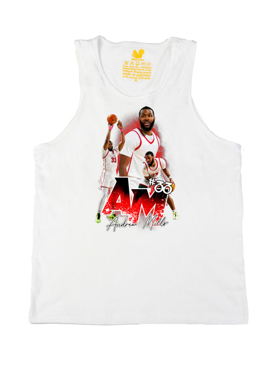 Andrew Mills Initials Tank Top