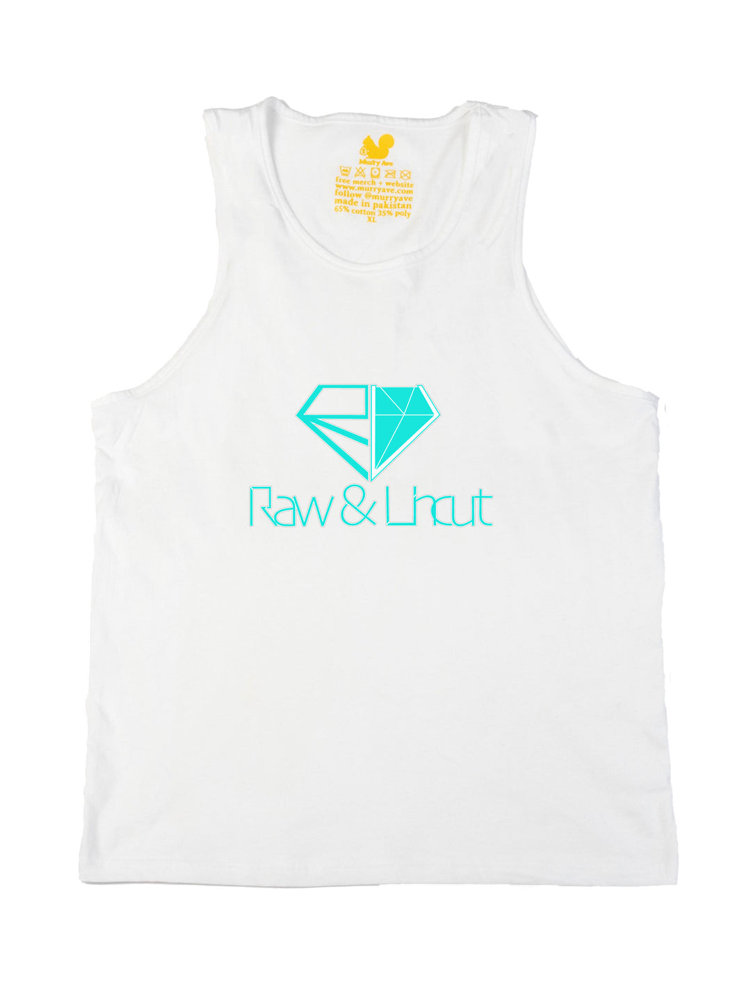 Raw and Uncut Teal Tank Top