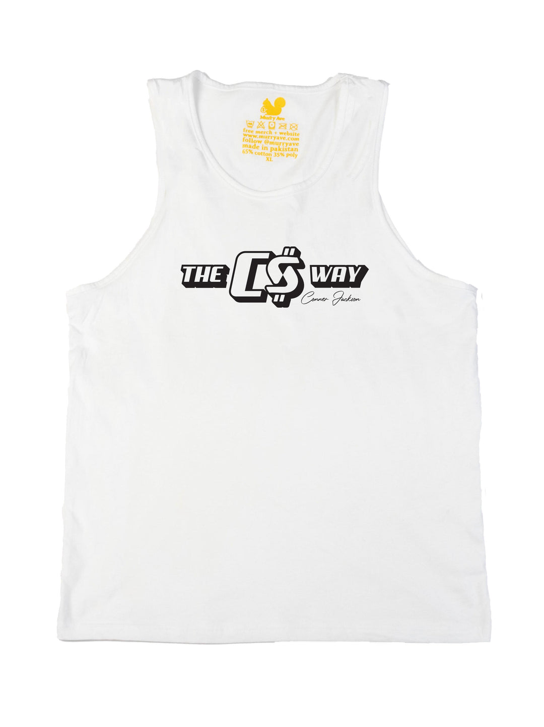 The CMoney Way Logo Black Tank Top