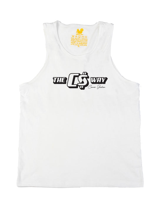 The CMoney Way Logo Black Tank Top