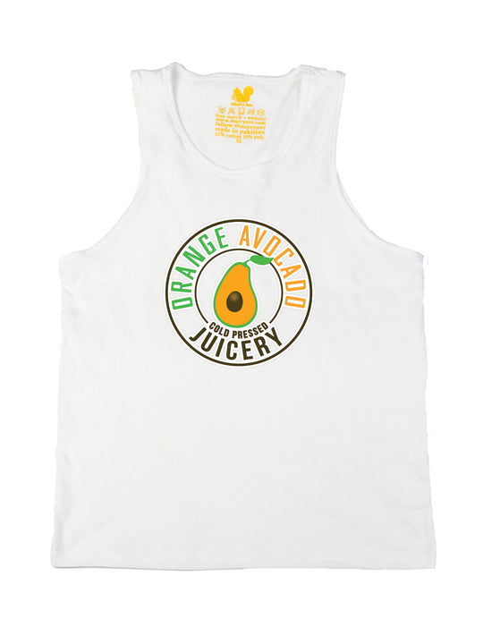 Orange Avocado Pittsburgh Logo Tank Top