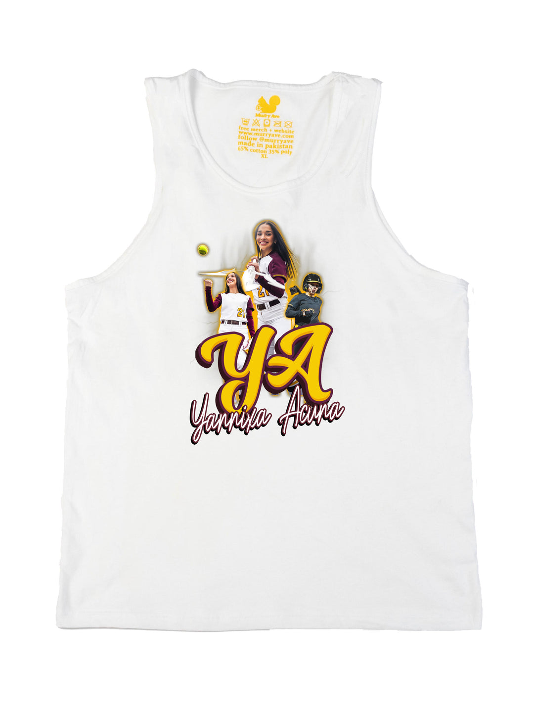 Yannixa Acuna Initials Tank Top