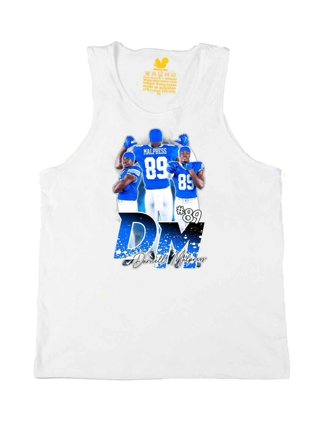 Darnell Malpress Initials Tank Top