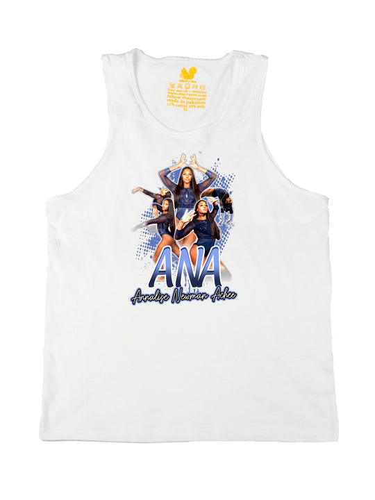 Annalise Newman Achee Initials Tank Top