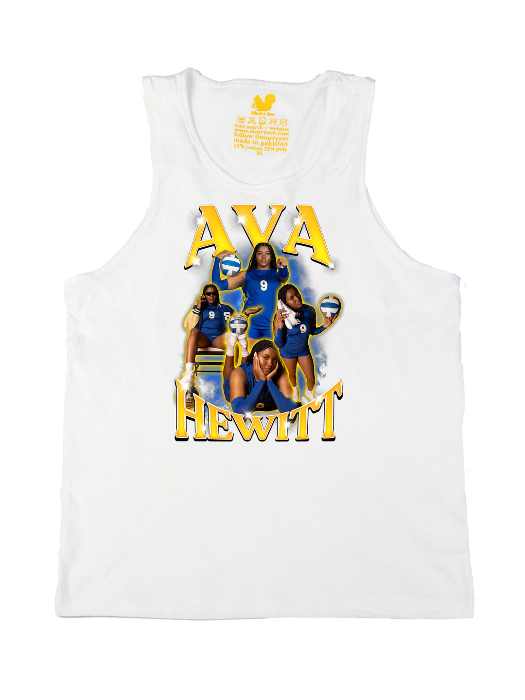 Ava Hewitt Collage Tank Top