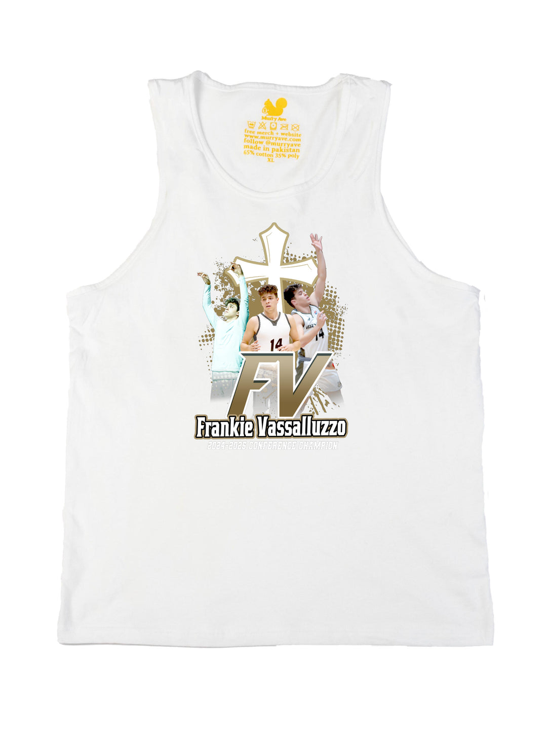 Frankie Vassalluzzo Initials Tank Top