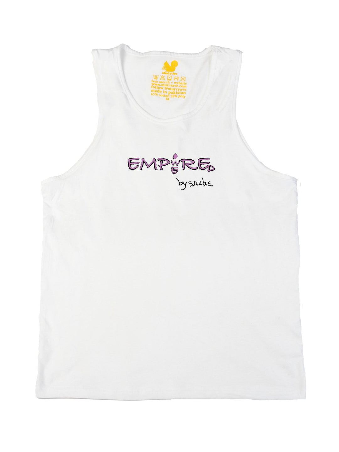 Empowered by snubs logo Tank Top