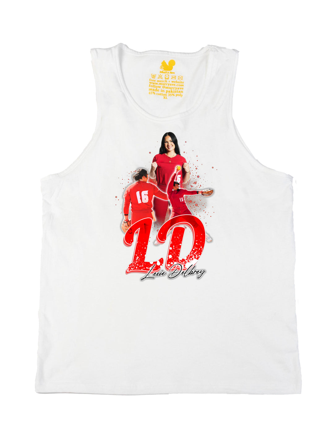 Lexie Delbrey Initials Tank Top