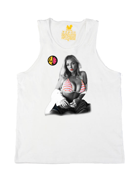 Puppy Melons Model Tank Top