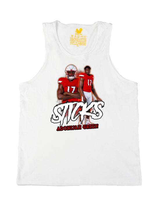 Adonijah Green Collage Tank Top