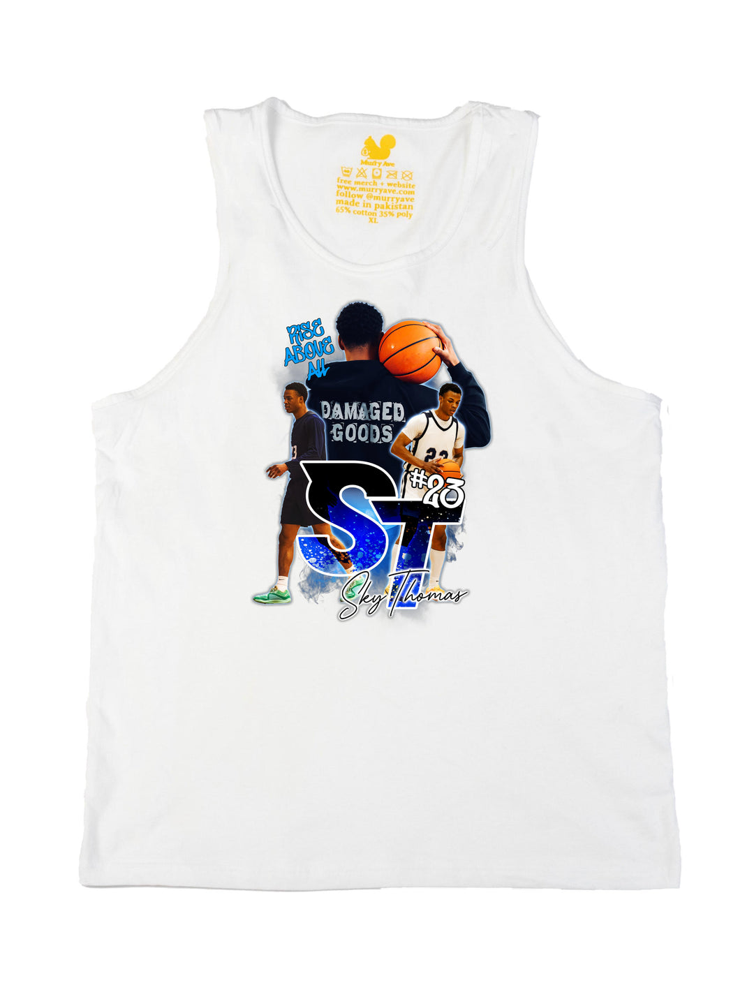 Sky Thomas Initials Tank Top