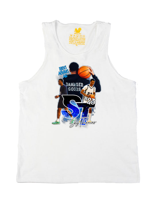 Sky Thomas Initials Tank Top