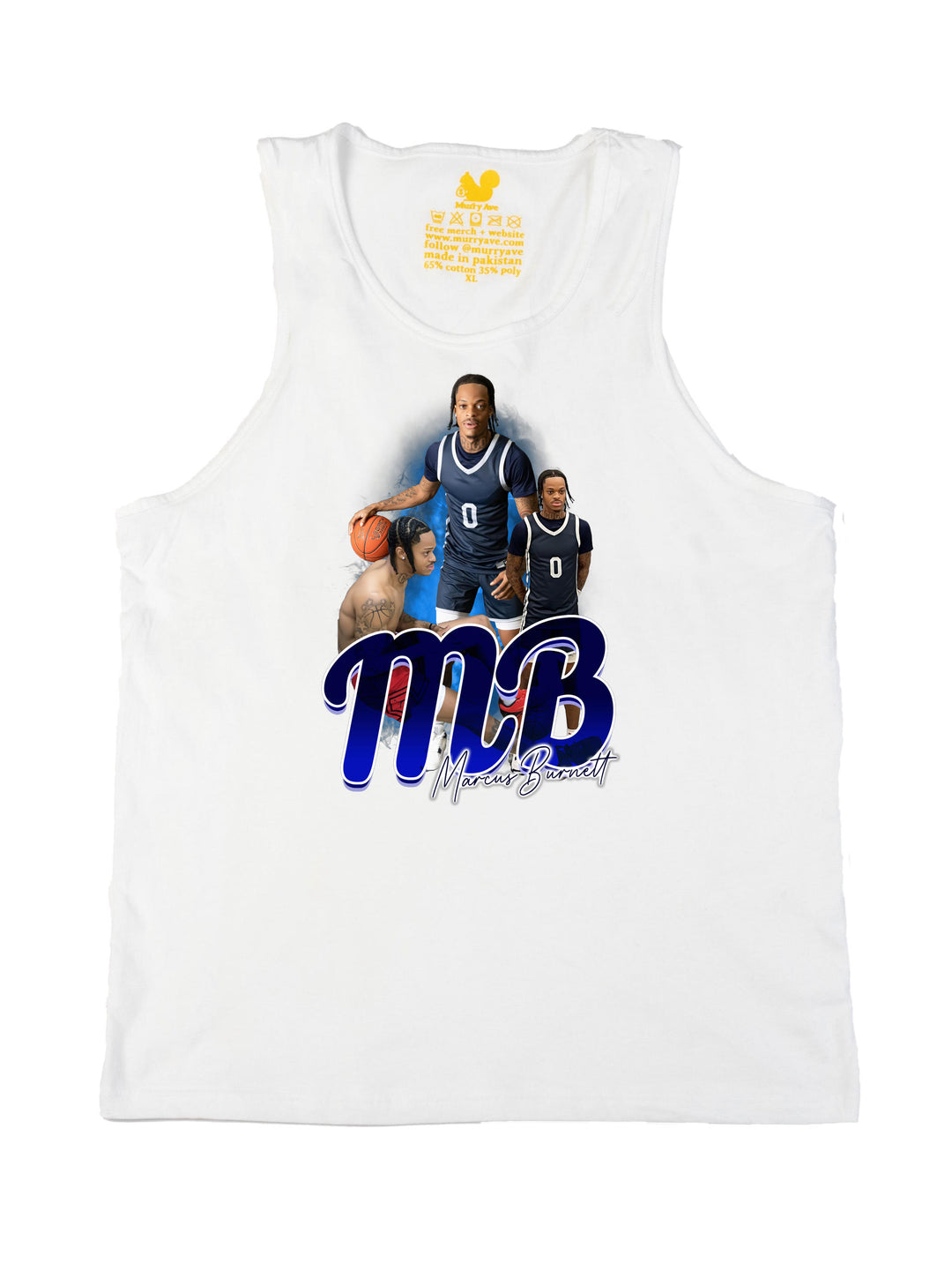 Marcus Burnett Initials Tank Top