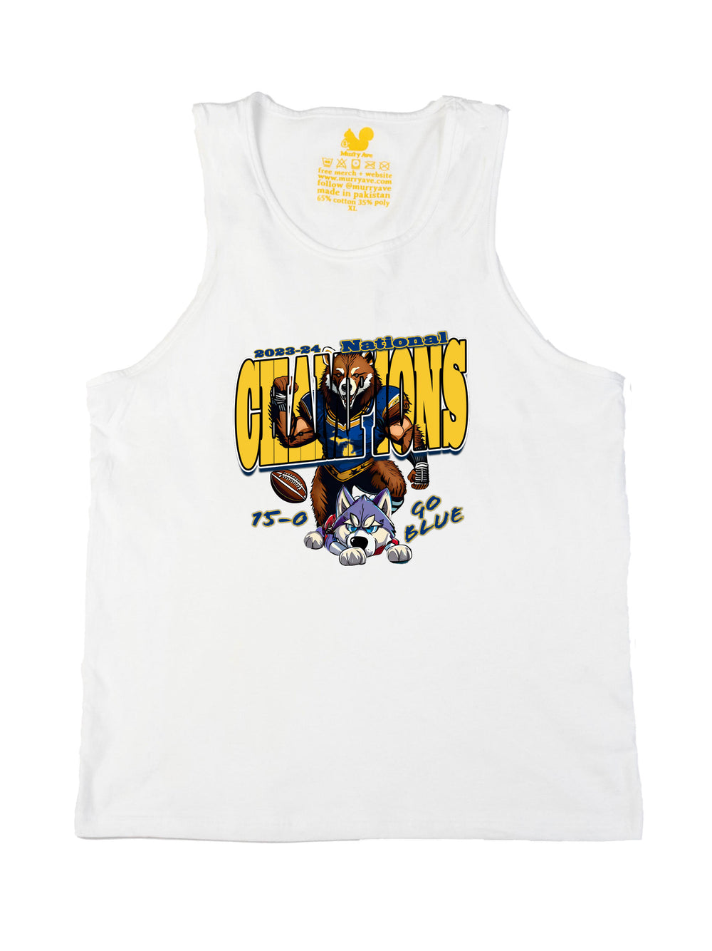 Michigan National Champs  Tank Top