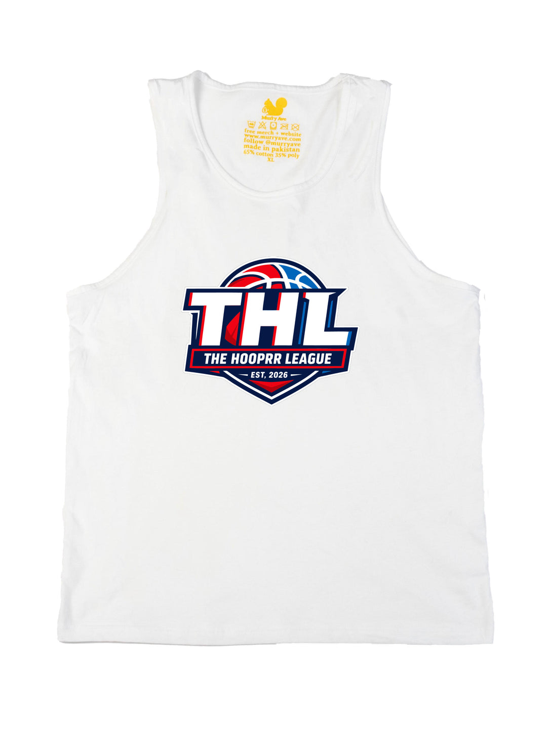 The Hooprr League Logo Tank Top