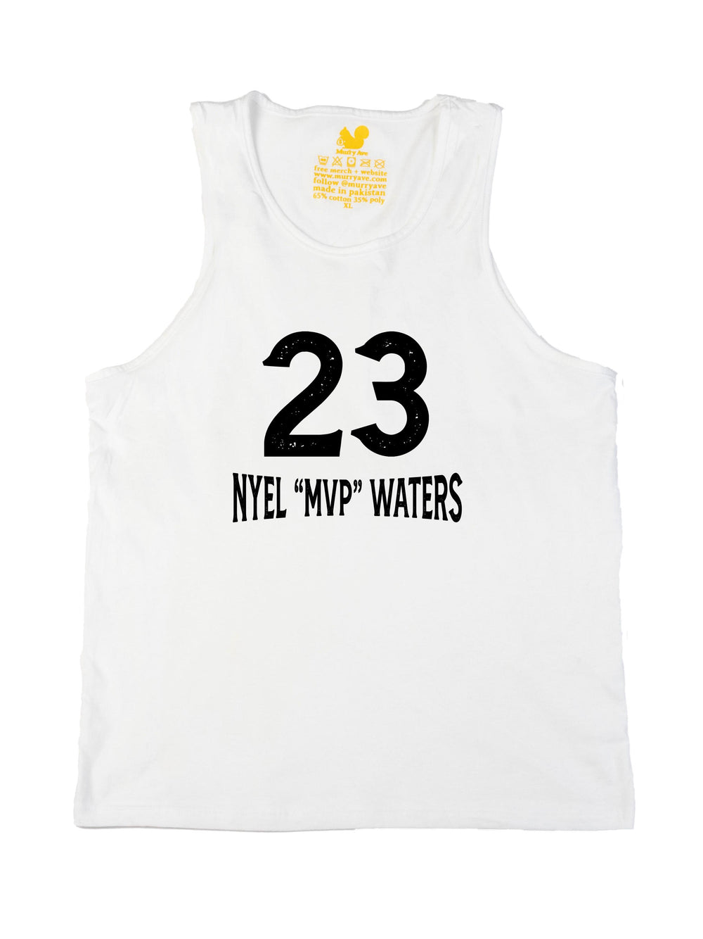 Nyel Waters Logo Black Tank Top