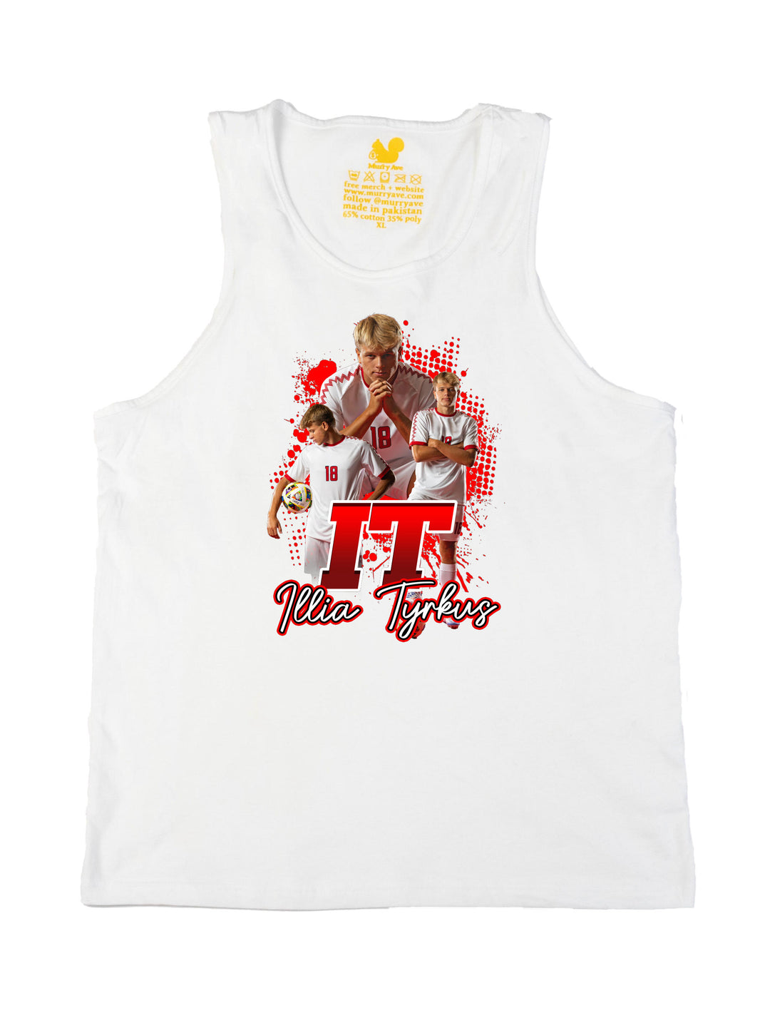 Illia Tyrkus Initials Tank Top