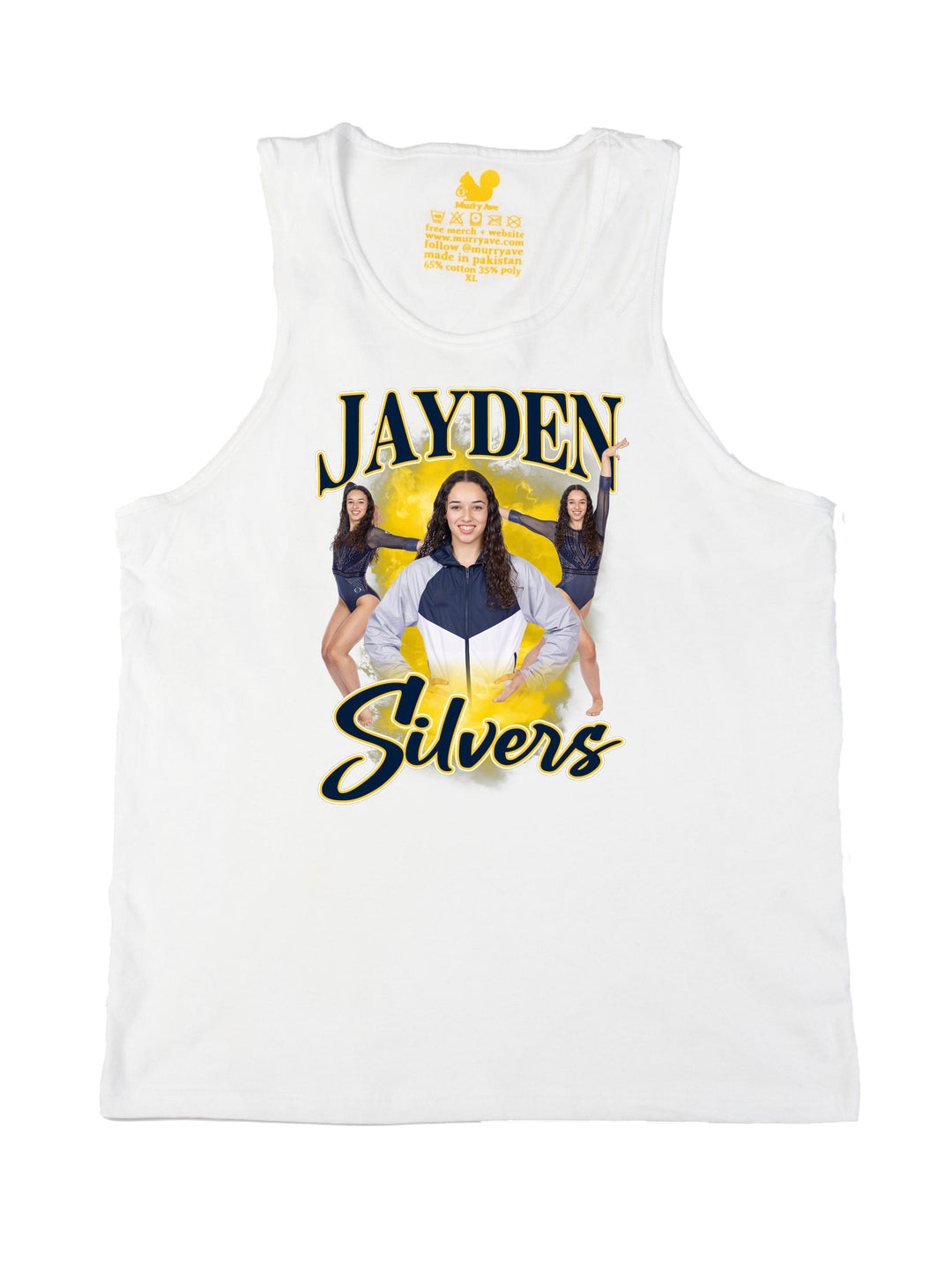 Jayden Silvers Initials Tank Top