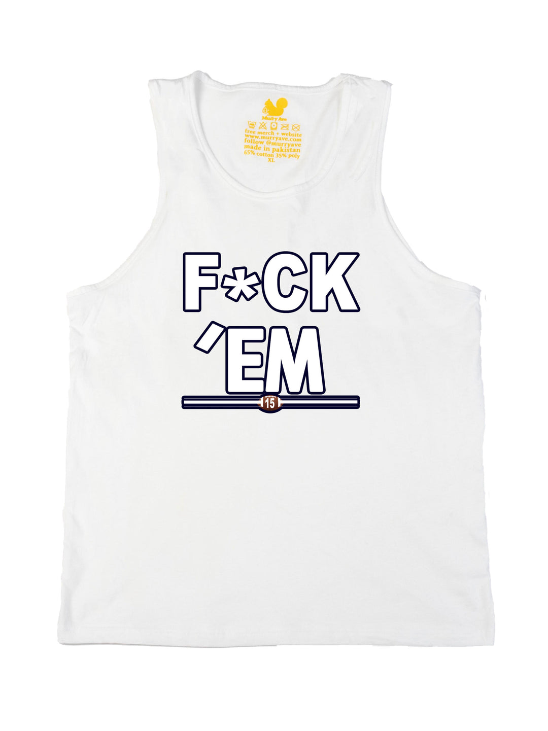 FCK Em Logo Bulk Tank Top