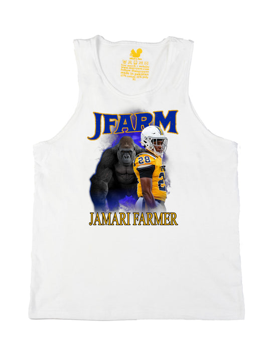Jamari Farmer Gorilla Collage Tank Top