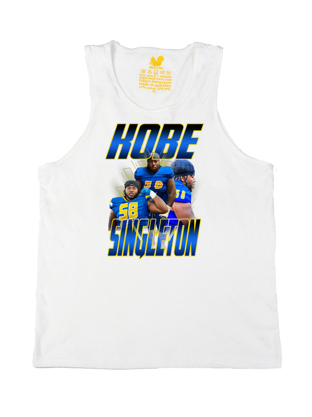 Kobe Singleton Collage Tank Top