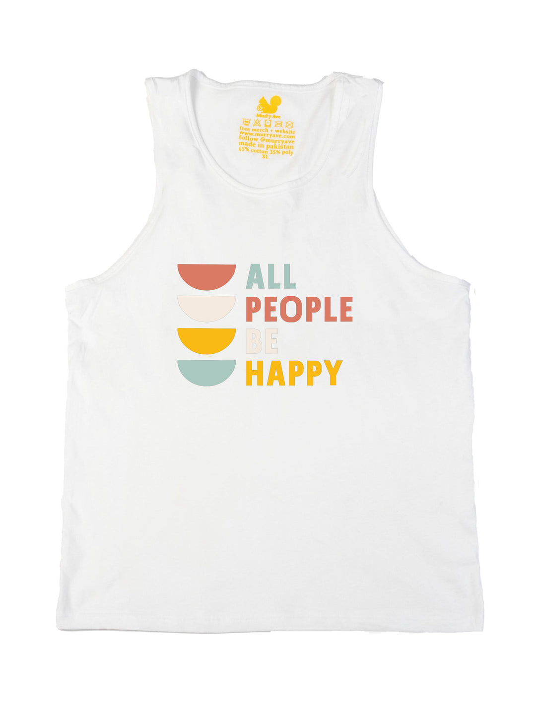All People Be Happy Tank Top