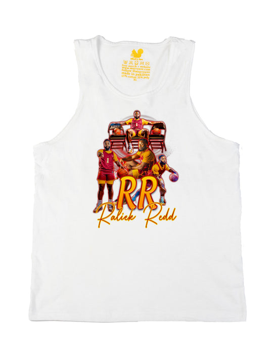 Raliek Redd Initials Tank Top