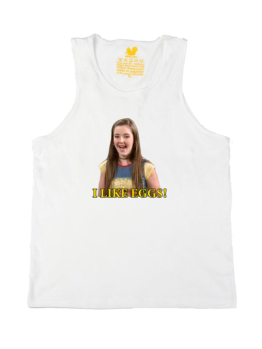 I like Eggs Logo Tank Top