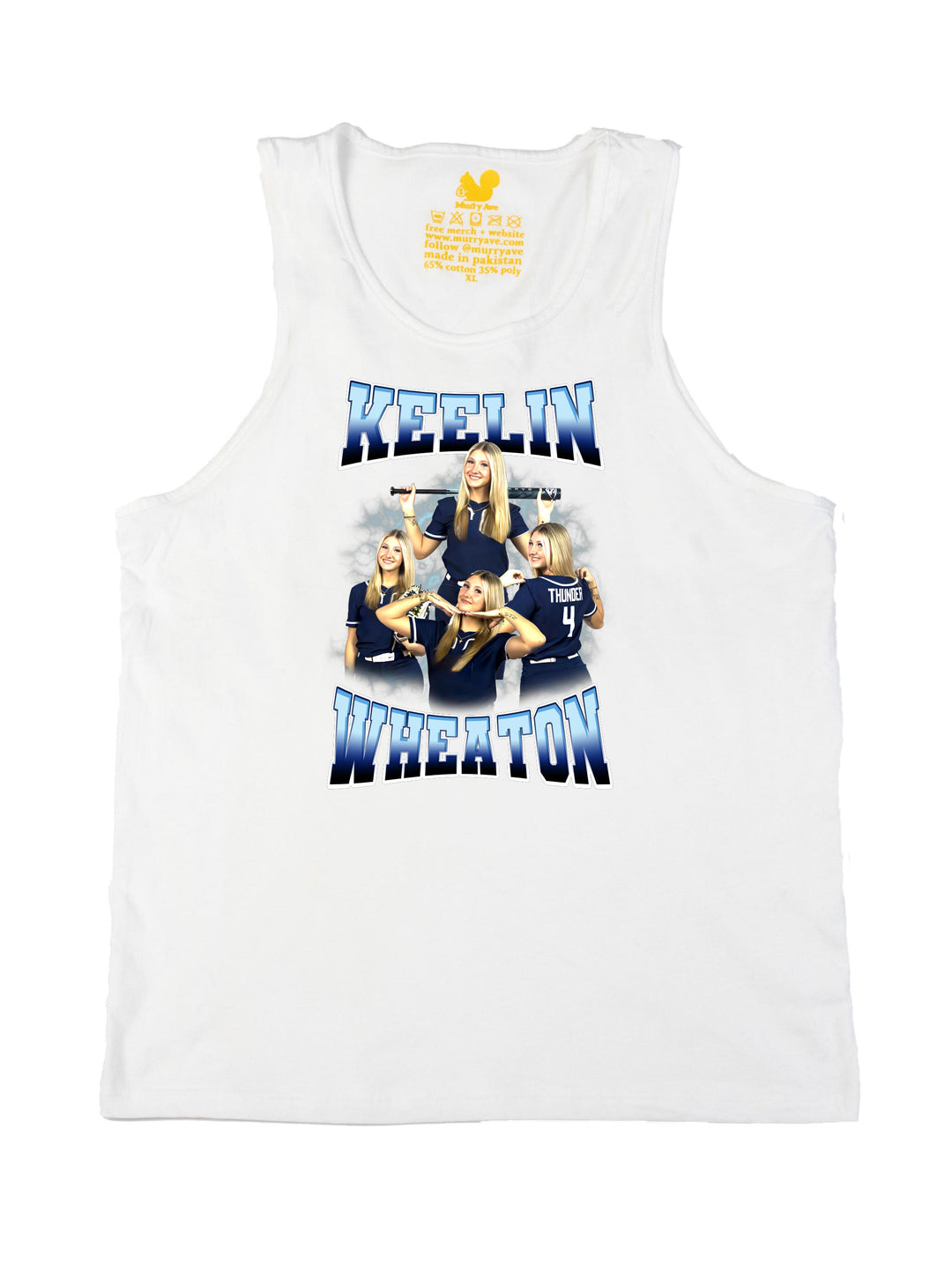 Keelin Wheaton Collage Tank Top