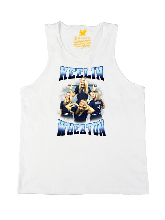 Keelin Wheaton Collage Tank Top