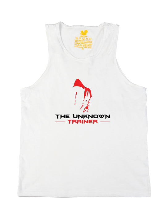 The Unknown Trainer Logo Black Tank Top