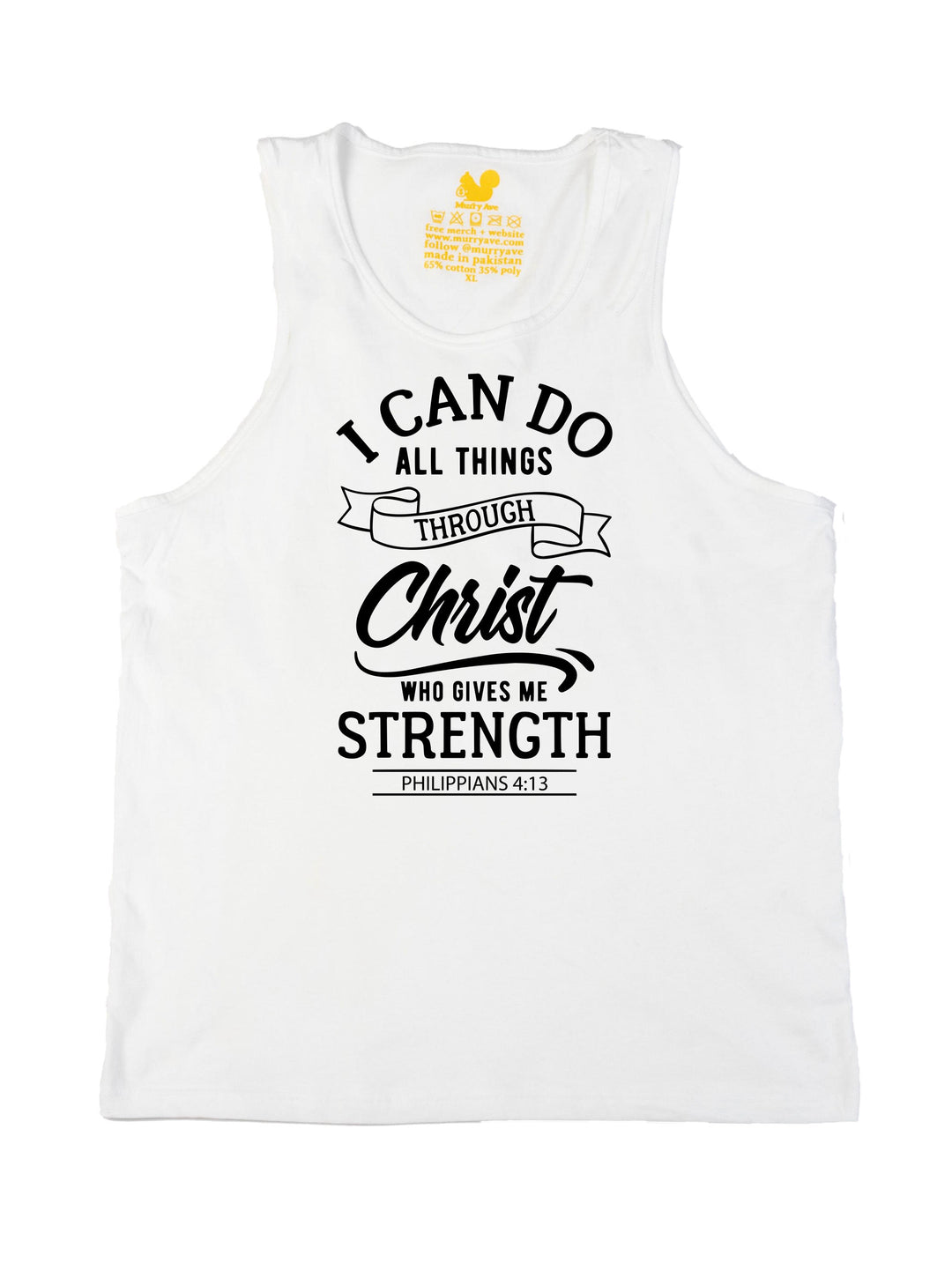 John Jackson Logo Black Tank Top
