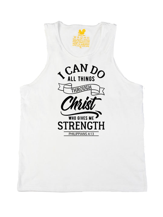 John Jackson Logo Black Tank Top