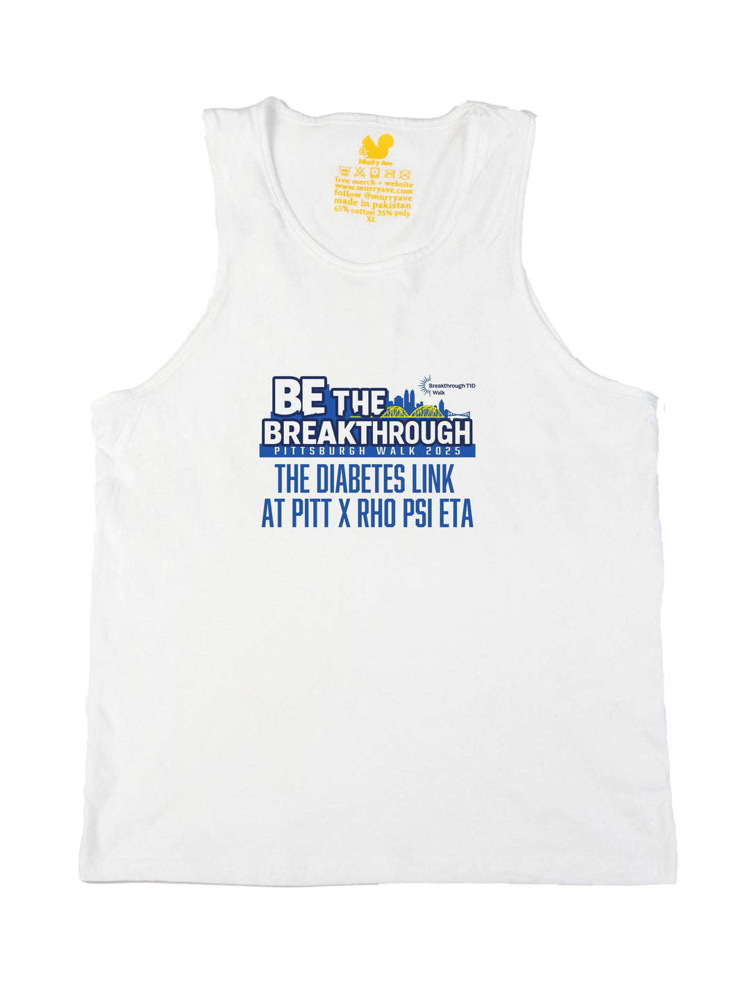 The Diabetes Link at Pitt x Rho Psi Eta Tank Top
