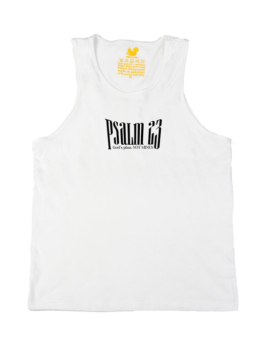 PSALM 23 Black Tank Top