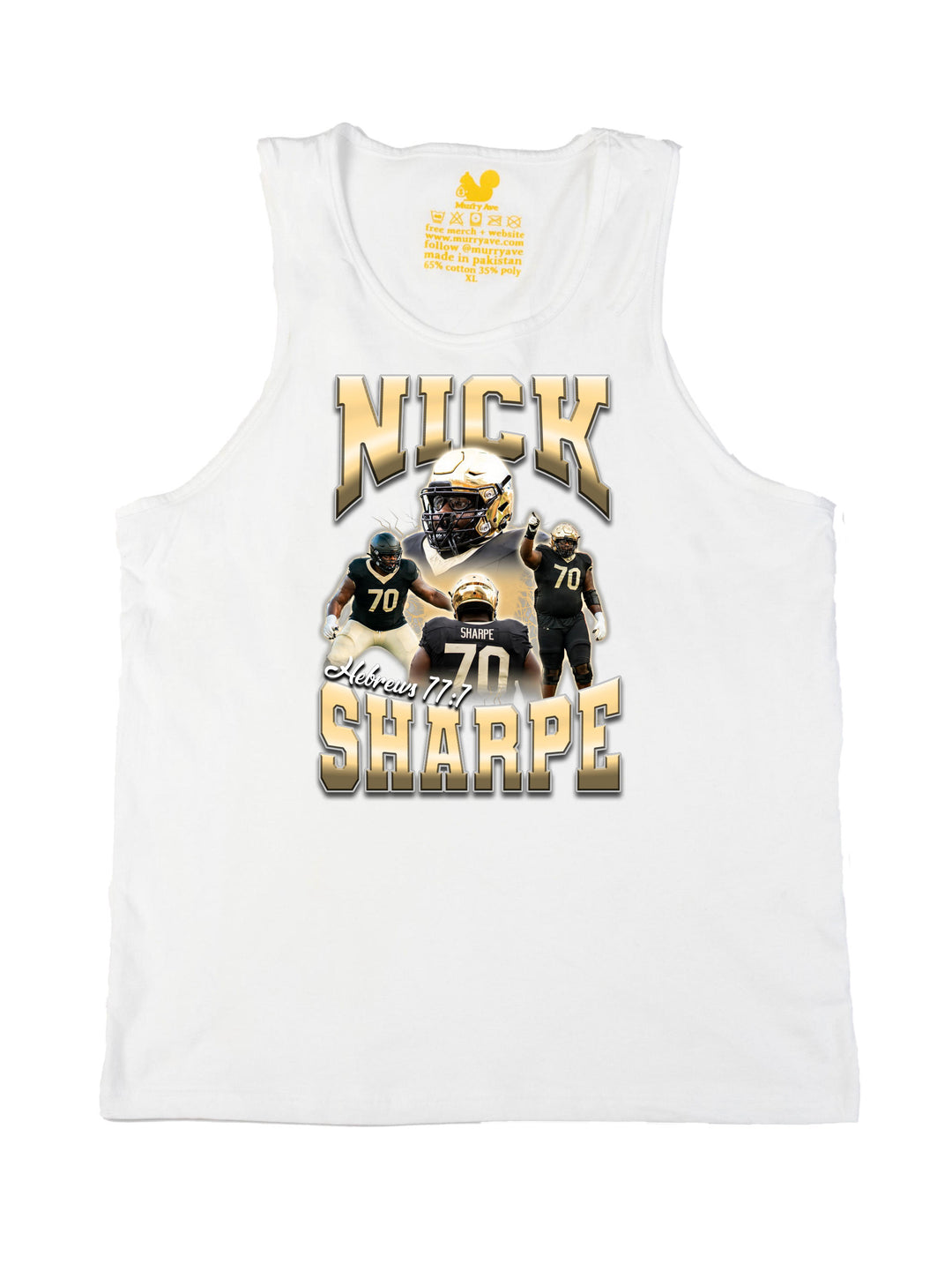 Nick Sharpe Collage Bulk Tank Top