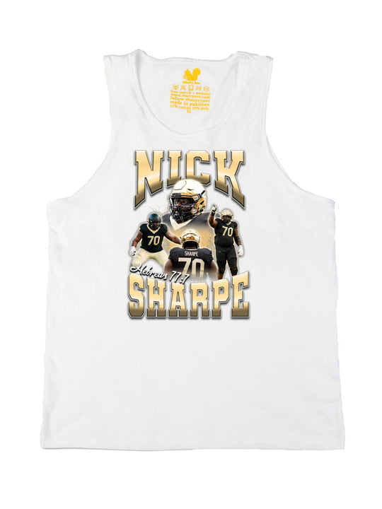 Nick Sharpe Collage Bulk Tank Top