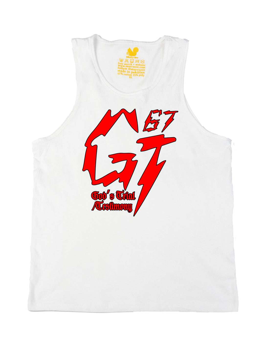 James Glover Tyson Logo Red Tank Top