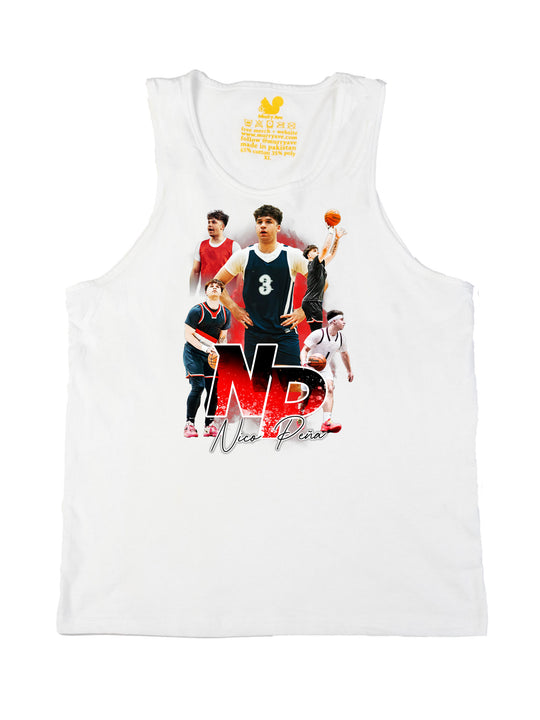 Nico Pena Initials Tank Top