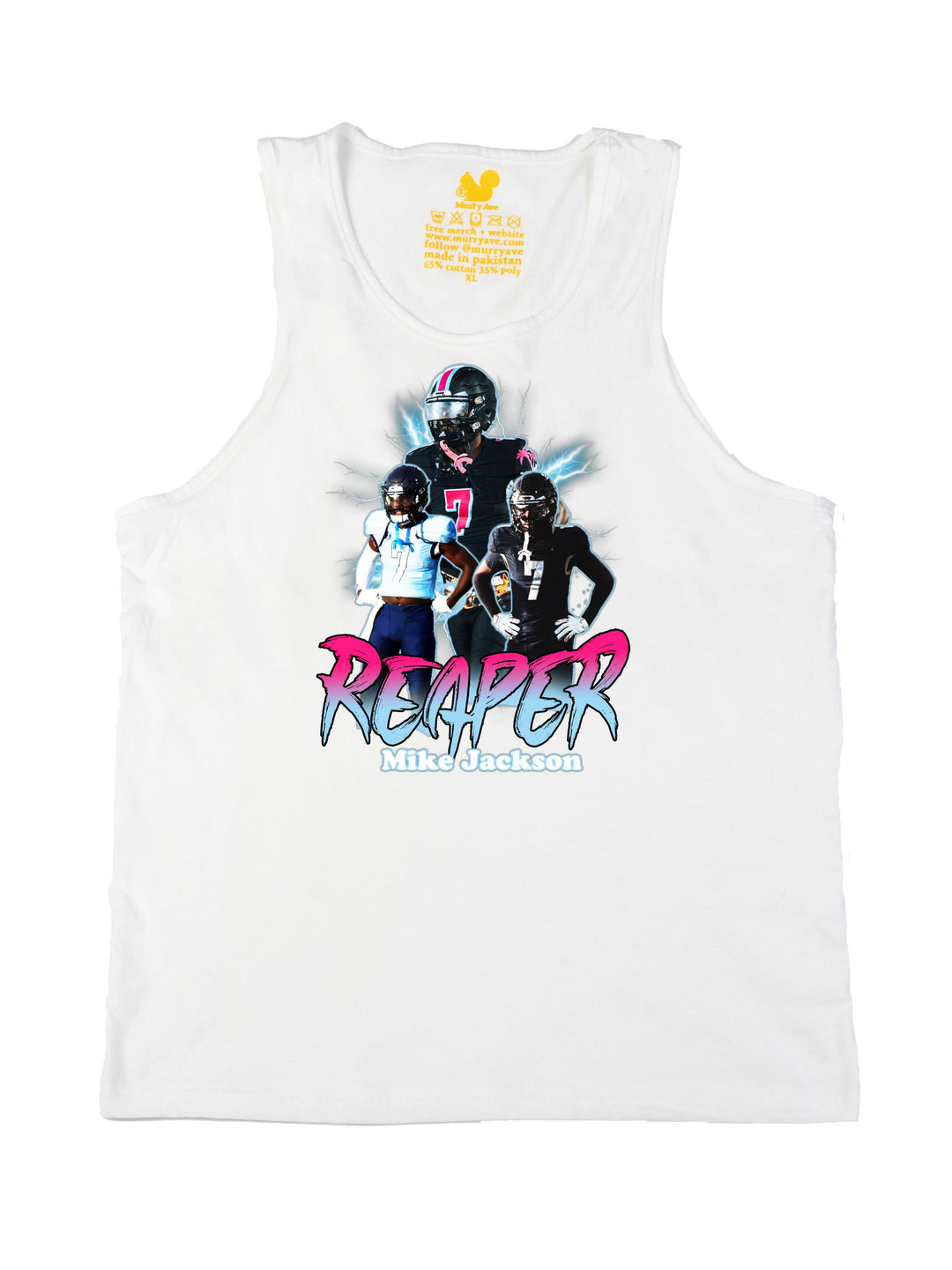 Mike Jackson Collage Tank Top